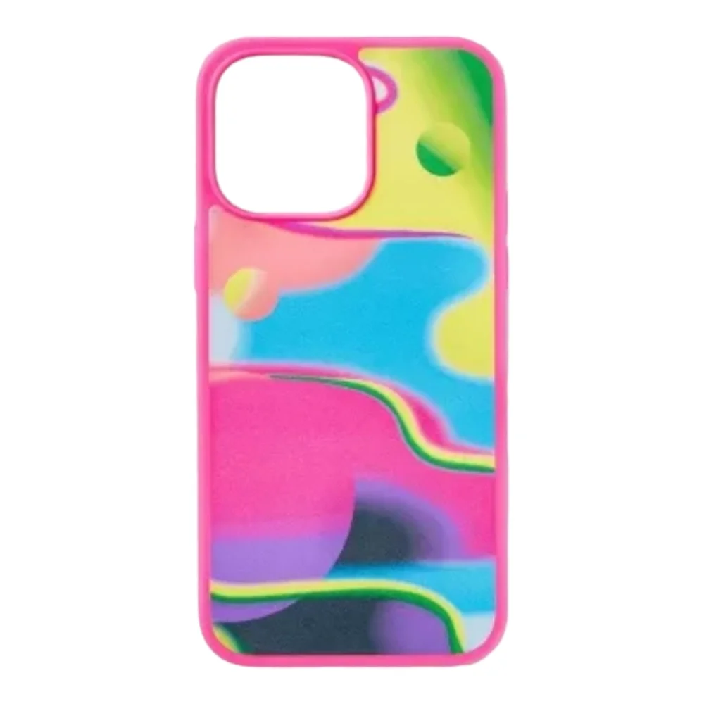 heyday Apple iPhone 14 Pro Max Neon Gradient Case Compatible with MagSafe